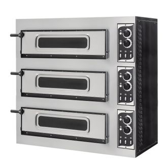 3-step pizza oven BASIC 3/50 GLASS AND LIGHT, Prismafood, 400V/1200W, 915x690x(H)900mm 2