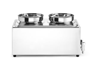 Set: Bain-marie Ranger + 2x 4L container with lid, HENDI, 8L, 220-240V/1000W, 604x332x(H)315mm 1
