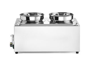 Set: Bain-marie Ranger + 2x 4L container with lid, HENDI, 8L, 220-240V/1000W, 604x332x(H)315mm 1