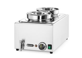Set: Bain-marie Ranger + 2x 4L container with lid, HENDI, 8L, 220-240V/1000W, 604x332x(H)315mm 1