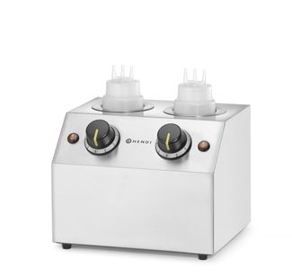 Dvigubas padažo šildytuvas, HENDI, 1,3L, 220-240V/400W, 270x223x(H)282mm