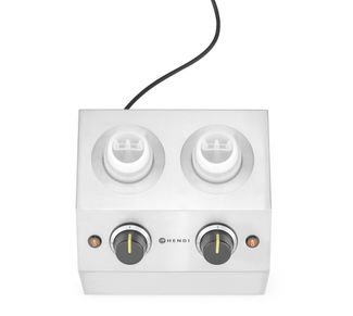 Sauce warmer double, HENDI, 1,3L, 220-240V/400W, 270x223x(H)282mm 1