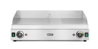 Grillplatte, HENDI, Profi Line, 2/3 glatt, 1/3 gerillt, 230V/3500W, 720x550x(H)245mm