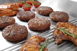 Griddle 1/3 ribbed, HENDI, Profi Line, 2/3 flat, 1/3 ribbed, 230V/3500W, 697x474x(H)241mm 1