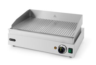 Griddle, ribbed, HENDI, Profi Line, entirely ribbed, 230V/2400W, 527x404x(H)233mm 1