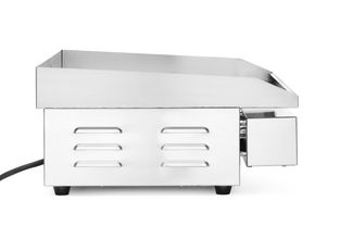 Kitchen Line griddle, 1/2 smooth, 1/2 ribbed, HENDI, 220-240V/3000W, 615x533x(H)280mm 1