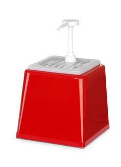 Dosatore per salse con pompa, HENDI, 2,5L, Rosso, 230x210x(H)327mm 2