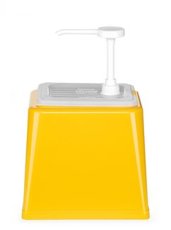 Sauce dispenser with pump, HENDI, 2,5L, Yellow, 230x210x(H)327mm 3