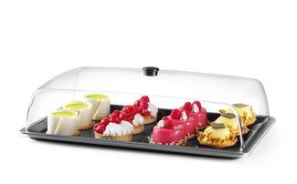 Stačiakampis padėklas su dangčiu, HENDI, GN 1/1, 535x335x(H)165mm