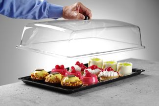Rectangular tray with lid, HENDI, GN 1/1, 535x335x(H)165mm 1