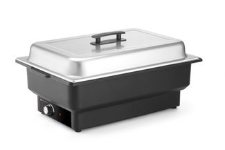 Chafing dish electric Tellano, HENDI, Kitchen Line, GN 1/1, 9L, 220-240V/900W, 575x349x(H)278mm 1