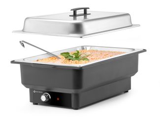 Chafing dish electric Tellano, HENDI, Kitchen Line, GN 1/1, 9L, 220-240V/900W, 575x349x(H)278mm 1