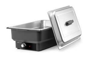 Chafing dish electric Tellano, HENDI, Kitchen Line, GN 1/1, 9L, 220-240V/900W, 575x349x(H)278mm 1