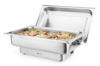 Elektrický ohřívač pokrmů Pollina, HENDI, Profi Line, 9L, Stříbrná, 230V/900W, 587x440x(H)273mm