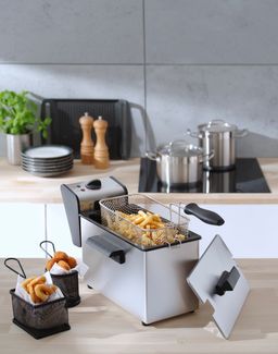 Electric countertop deep fryer, 4 l, Revolution, 240V/2000W, 240x430x(H)280mm 4