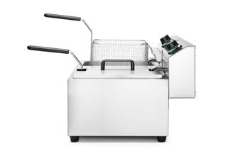 Manuálna fritéza Profi Line, 2× 8 l, HENDI, Profi Line, 16L, 230V/7000W, 605x460x(H)369mm 1