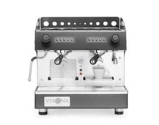 Kavos aparatas „Julia Compact“, 2 grupių, automatinis, Verona, Juodas, 230V/2700W, 475x563x(H)530mm