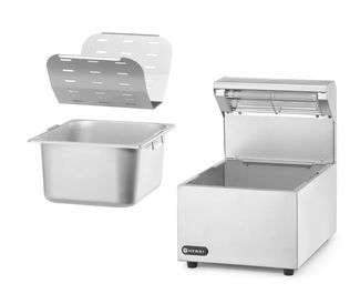 French fries warmer, HENDI, GN 1/2, 220-240V/400W, 357x267x(H)376mm 1