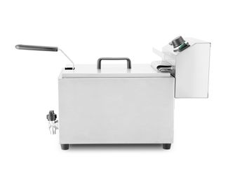 Deep fryer XL with drain tap, HENDI, Profi Line, 10L, 400V/6600W, 300x585x(H)377mm 1