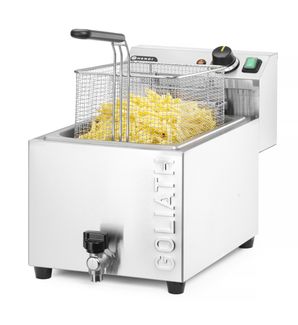 Deep fryer XL with drain tap HENDI GOLIATH, HENDI, 10L, 400V/10200W, 300x585x(H)392mm 1