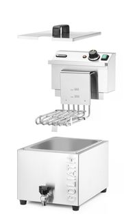 Deep fryer XL with drain tap HENDI GOLIATH, HENDI, 10L, 400V/10200W, 300x585x(H)392mm 1