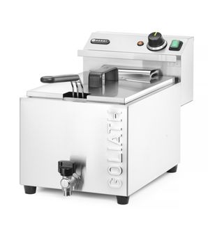 Frytownica XL z kranem spustowym HENDI GOLIATH, HENDI, 10L, 400V/10200W, 300x585x(H)392mm