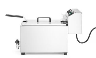 Deep fryer XL with drain tap HENDI GOLIATH, HENDI, 10L, 400V/10200W, 300x585x(H)392mm 1