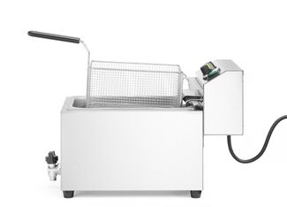 Deep fryer XL with drain tap HENDI GOLIATH, HENDI, 10L, 400V/10200W, 300x585x(H)392mm 1