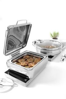 Indukcijas virsma ēdiena sildīšanai Kitchen Line, HENDI, Kitchen Line, 230V/800W, 455x333x(H)65mm