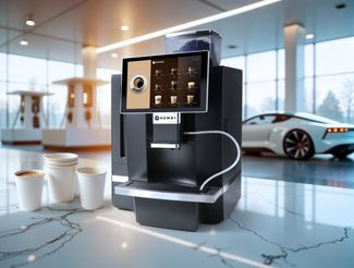 Automatic coffee machine, HENDI, 230V/3000W, 390x544x(H)578mm 1