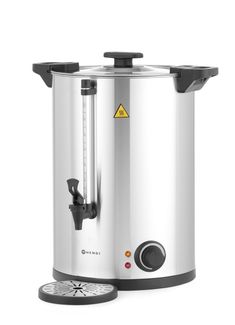 Dvigubos sienelės karštų gėrimų virimo aparatas, HENDI, 120 puodelių per 37 minutes., 17L, 230V/2500W, 415x382x(H)480mm