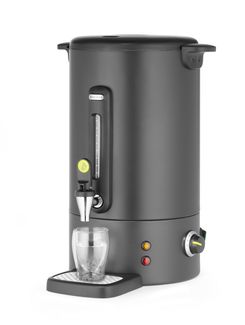 Hot drinks boiler UNIQ, HENDI, designed by Robert Bronwasser, 16L, Black, 220-240V/1650W, 357x380x(H)502mm