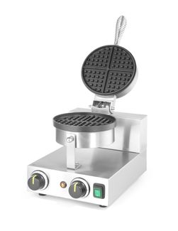 Waffle maker round, HENDI, 230V/1000W, 250x491x(H)285mm 1