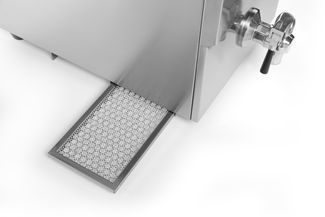 Induction deep fryer with drain tap, 8 l, HENDI, 8L, Light grey, 230V/3500W, 288x619x(H)408mm 1