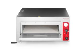 Jednokomorová pec na pizzu - elektrická, s elektromechanickým ovládáním, Revolution, 1 komora, 400V/4200W, 910x820x(H)430mm