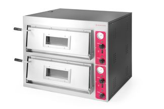 Double chamber pizza oven – electric, electromechanical control, Revolution, 2 chambers, 400V/8400W, 910x820x(H)750mm 2