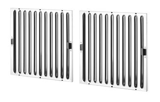 Wall-mounted extractor hood, bolted, HENDI, Silver, 1005x1000x(H)450mm, Rectangular 2