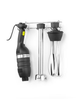 Set: Miscelatore stick 350 a velocità variabile + frusta + rack a parete, HENDI, Kitchen Line, Nero, 230V/350W, 110x324x(H)816mm 3