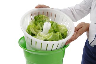 Odstredivka na šalát, HENDI, 12L, Zelená, ⌀335x(H)430mm 1
