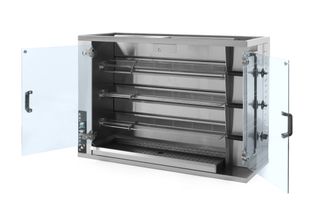 Gas spit roaster for 12-15 chickens, HENDI, 1150x472x(H)795mm 4