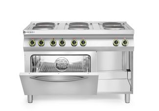 Cooker, electric with convection oven GN 1/1, HENDI, Kitchen Line, 400V/18600W, 1200x700x(H)900mm 3