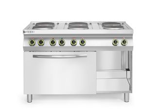 Cooker, electric with convection oven GN 1/1, HENDI, Kitchen Line, 400V/18600W, 1200x700x(H)900mm 1