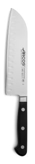 Santoku knife with Granton edge, ÓPERA series, Arcos, Black, (L)303mm 1
