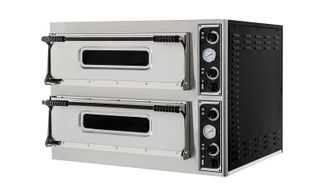 Piec do pizzy Basic XL 44, HENDI, 2 komory, 400V/12000W, 1000x955x(H)745mm