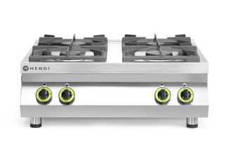 Gas cooker 4-burner Kitchen Line - table top, HENDI, Kitchen Line, 19kW, 800x700x(H)310mm
