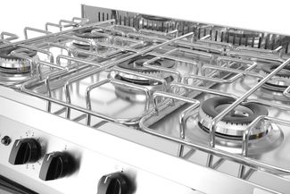 5-burner gas cooker, open stand, Revolution, 230V/17000W, 17000kW, 900x600x(H)900mm 3