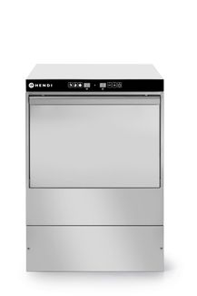Myčka na sklo 40x40 - elektronické ovládání, HENDI, Kitchen Line, 230V/2800W, 470x510x(H)710mm