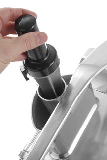 Electric vegetable cutter with 3 discs, Revolution, 230V/550W, 500x250x(H)460mm 4