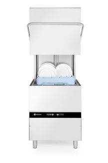 Hood dishwasher - electronic controller, HENDI, 400V/8600W, 750x880x(H)1412mm 1