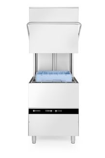 Hood dishwasher - electronic controller, HENDI, 400V/8600W, 750x880x(H)1412mm 1
